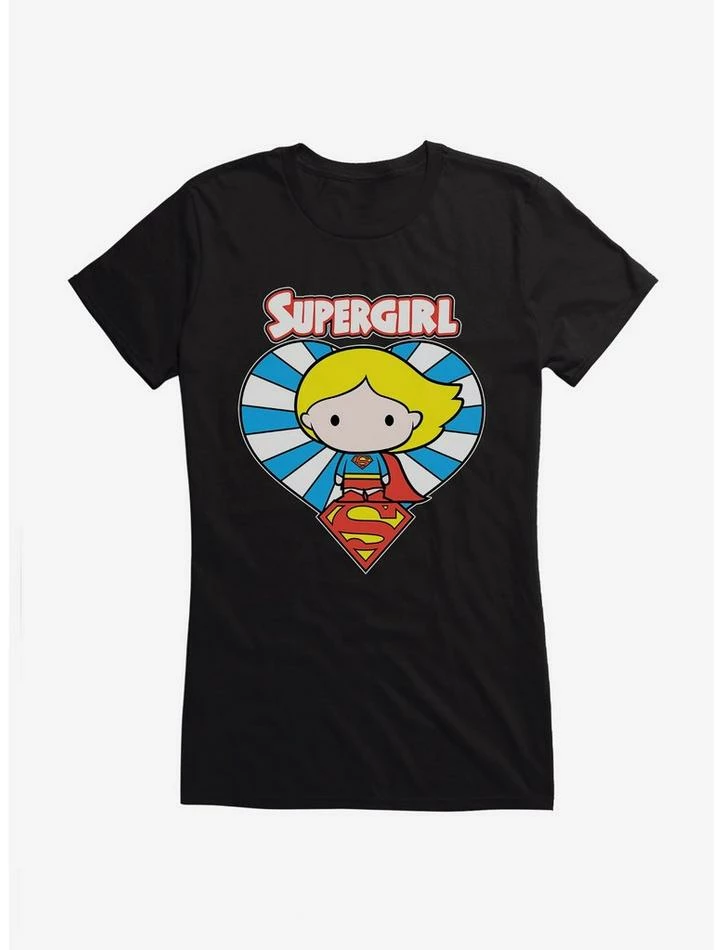 Promo 👍 Supergirl Heart Chibi Girl's T-Shirt 😉 - Image 4