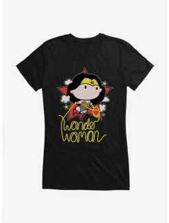 Discount ✨ Wonder 👩 Woman Lasso Logo Chibi Girl's T-Shirt 😉