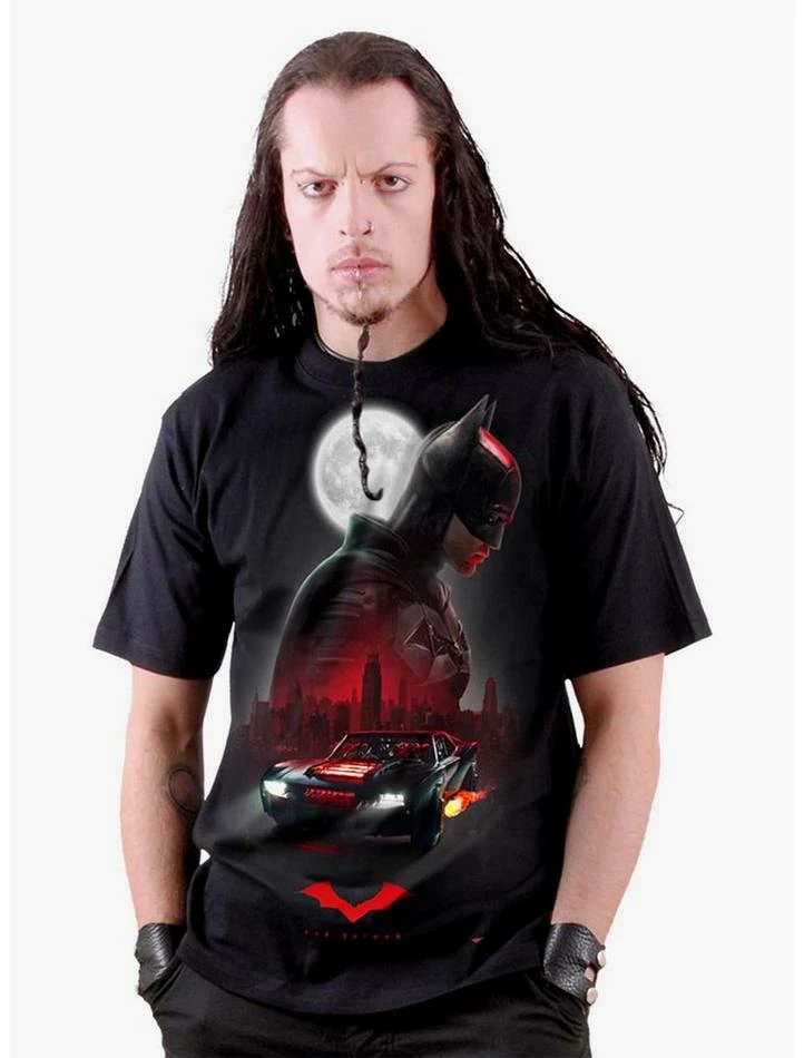 New 🎁 DC Comics The Batman Batmobile T-Shirt 🛒 - Image 3