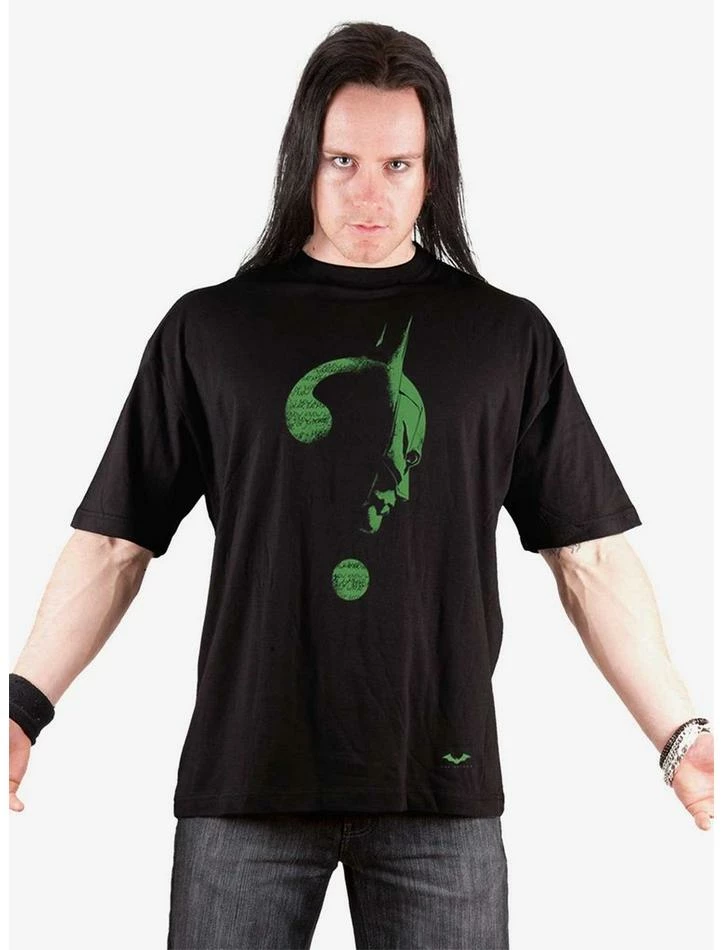 Hot Sale ✔️ DC Comics The Batman Riddler Glow In The Dark T-Shirt 🎉 - Image 2