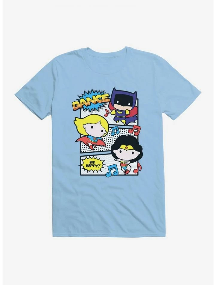 Deals 👍 DC Comics Chibi Happy Dance Party T-Shirt 🎉 - Image 5