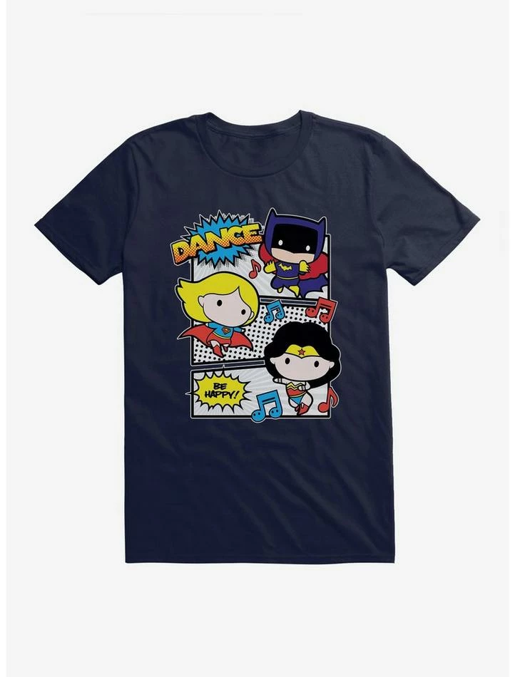 Deals 👍 DC Comics Chibi Happy Dance Party T-Shirt 🎉 - Image 6