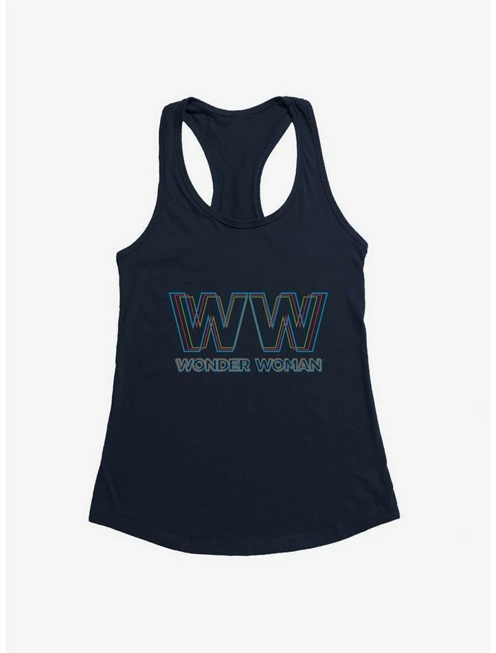 Promo 🔔 DC Comics Wonder 👩 Woman 3D Effect Logo Girl's Tank 😉 - Image 5