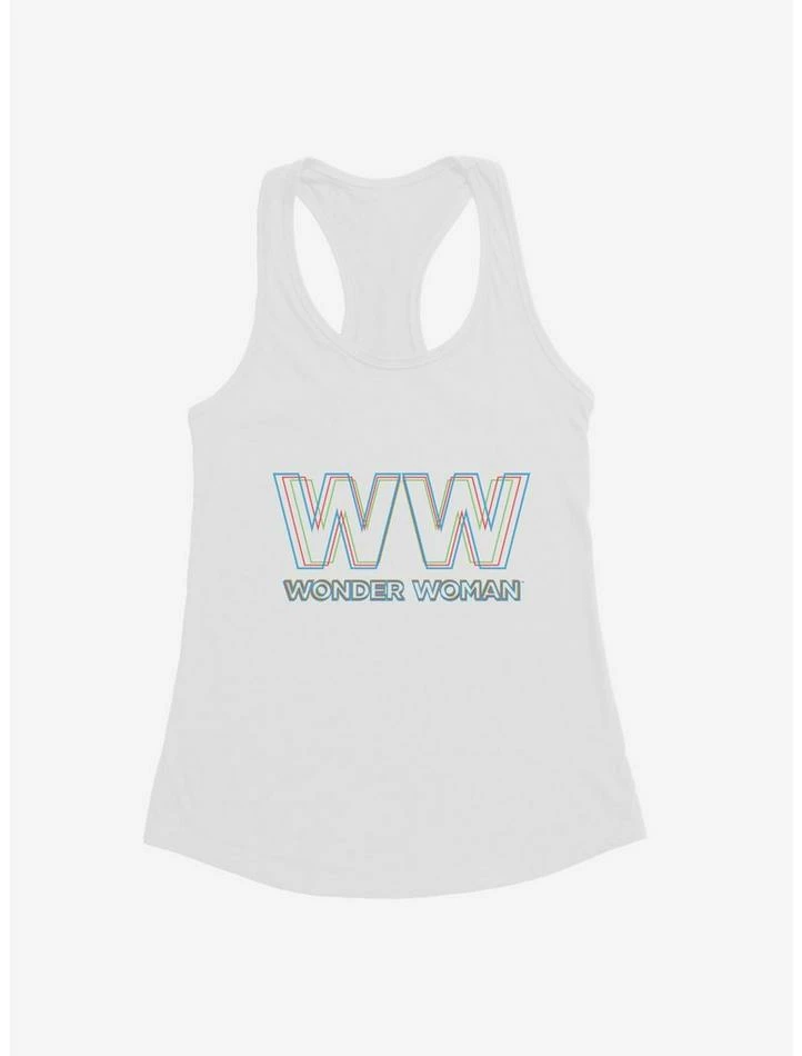 Promo 🔔 DC Comics Wonder 👩 Woman 3D Effect Logo Girl's Tank 😉 - Image 6