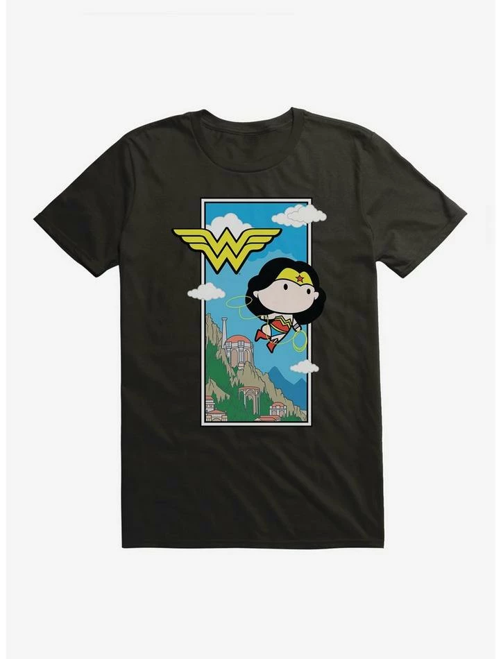 Flash Sale ๐ DC Comics Chibi Wonder ๐ฉ Woman Flying Lasso T-Shirt ๐ - Image 3