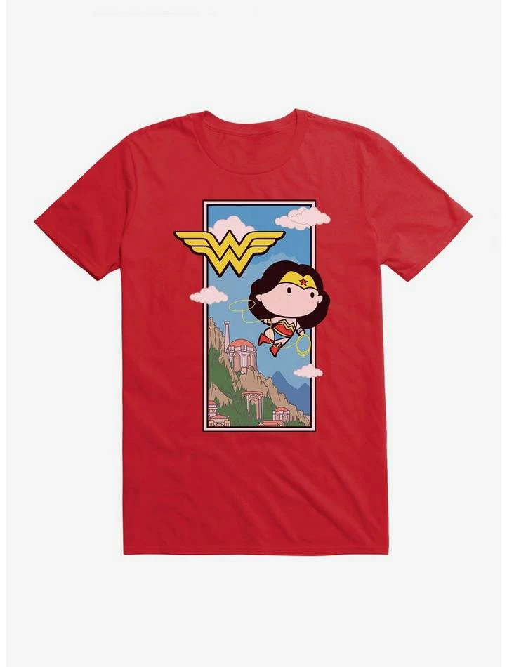 Flash Sale ๐ DC Comics Chibi Wonder ๐ฉ Woman Flying Lasso T-Shirt ๐