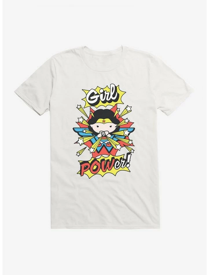 Top 10 ❤️ DC Comics Chibi Wonder 👩 Woman Girl Power T-Shirt ❤️ - Image 2
