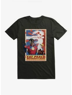 Top 10 ✔️ DC Comics Peacemaker Eat Peace T-Shirt 🛒