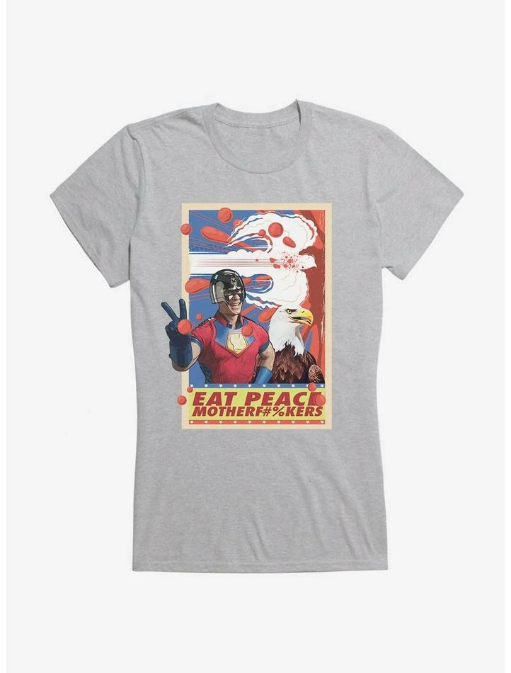 Buy 🔔 DC Comics Peacemaker Eat Peace Girl's T-Shirt 🎉 - Image 3