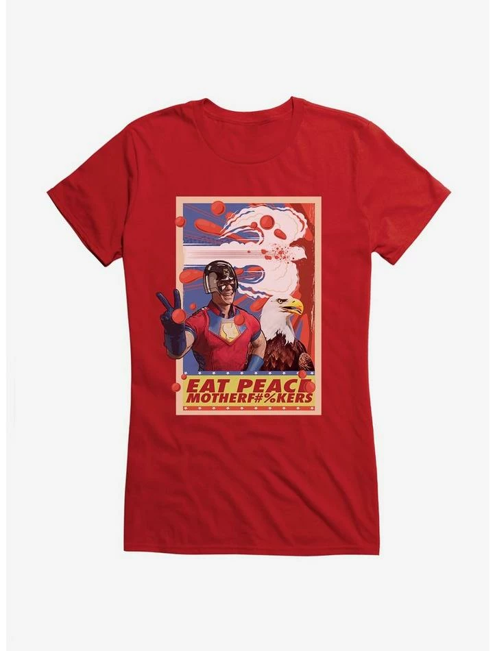 Buy 🔔 DC Comics Peacemaker Eat Peace Girl's T-Shirt 🎉 - Image 5