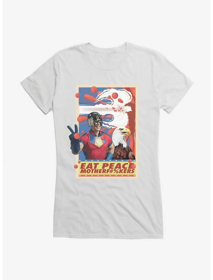 Buy 🔔 DC Comics Peacemaker Eat Peace Girl's T-Shirt 🎉 - Image 6