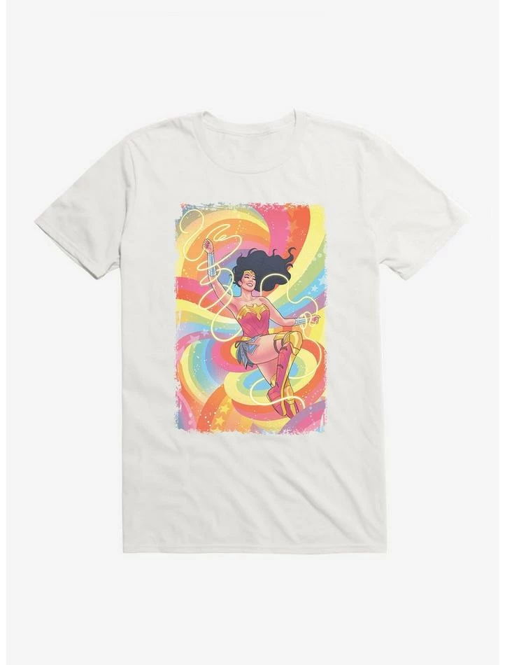 Buy ⭐ DC Comics Wonder 👩 Woman Lasso Pride T-Shirt 💯