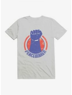 Budget ๐ DC Comics Peacemaker Clenched Fist T-Shirt ๐ฅฐ