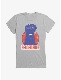 Brand new 🔥 DC Comics Peacemaker Raised Fist 👧 Girls T-Shirt 🔔