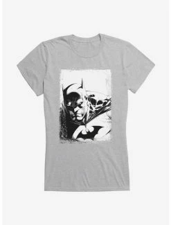 Best reviews of ⌛ DC Comics Batman Sketch Portrait 👧 Girls T-Shirt 😍