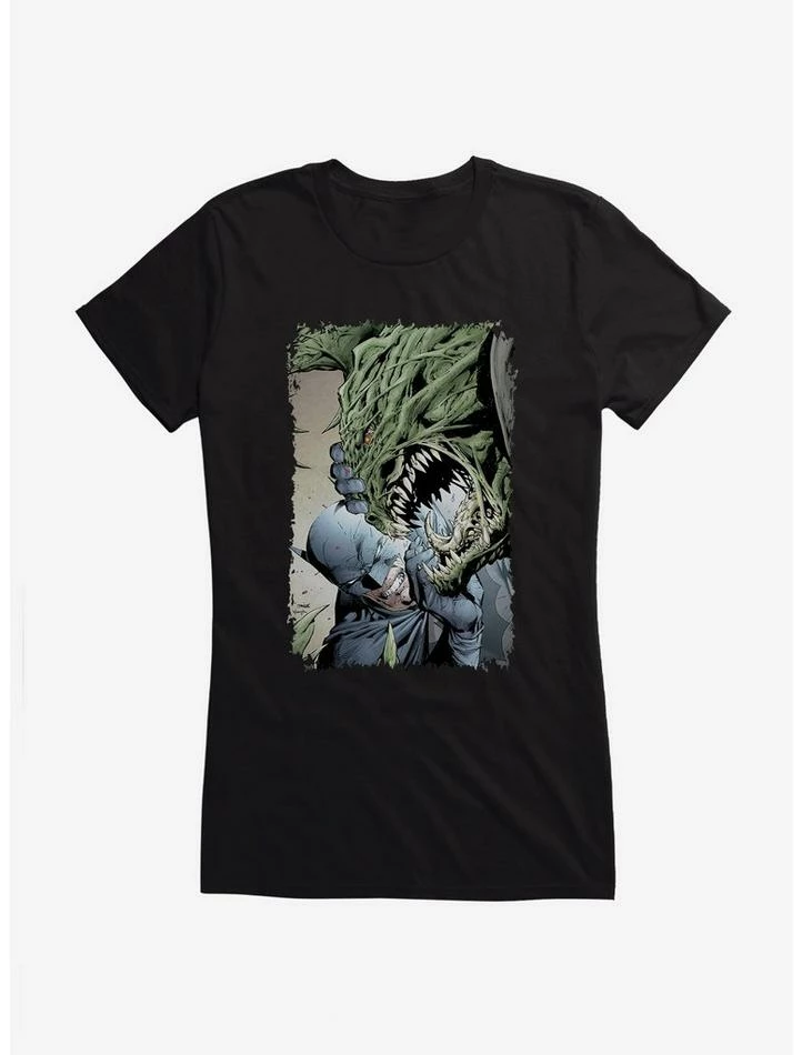 Best Pirce 🔥 DC Comics Batman Vs Killer Croc 👧 Girls T-Shirt 🛒 - Image 3