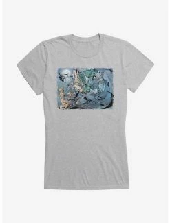 Cheap 🌟 DC Comics Batman Vs Killer Croc City 👧 Girls T-Shirt 🔔