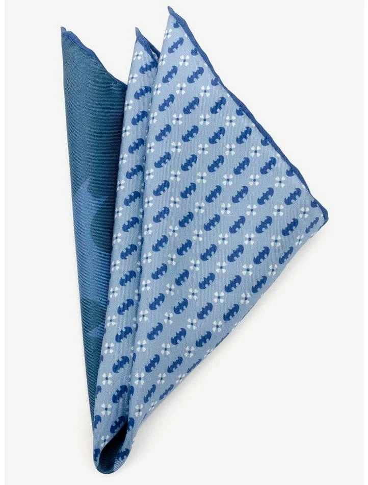 Promo 🎉 DC Comics Batman Multi Motif Blue Pocket Square ✨ - Image 2