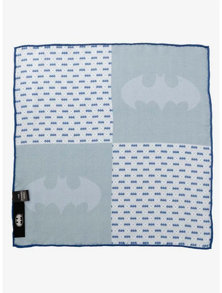 Promo 🎉 DC Comics Batman Multi Motif Blue Pocket Square ✨ - Image 3