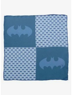 Promo 🎉 DC Comics Batman Multi Motif Blue Pocket Square ✨