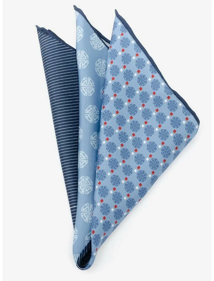 Best reviews of ๐ DC Comics Superman Multi Motif Blue Pocket Square ๐ฅ - Image 2