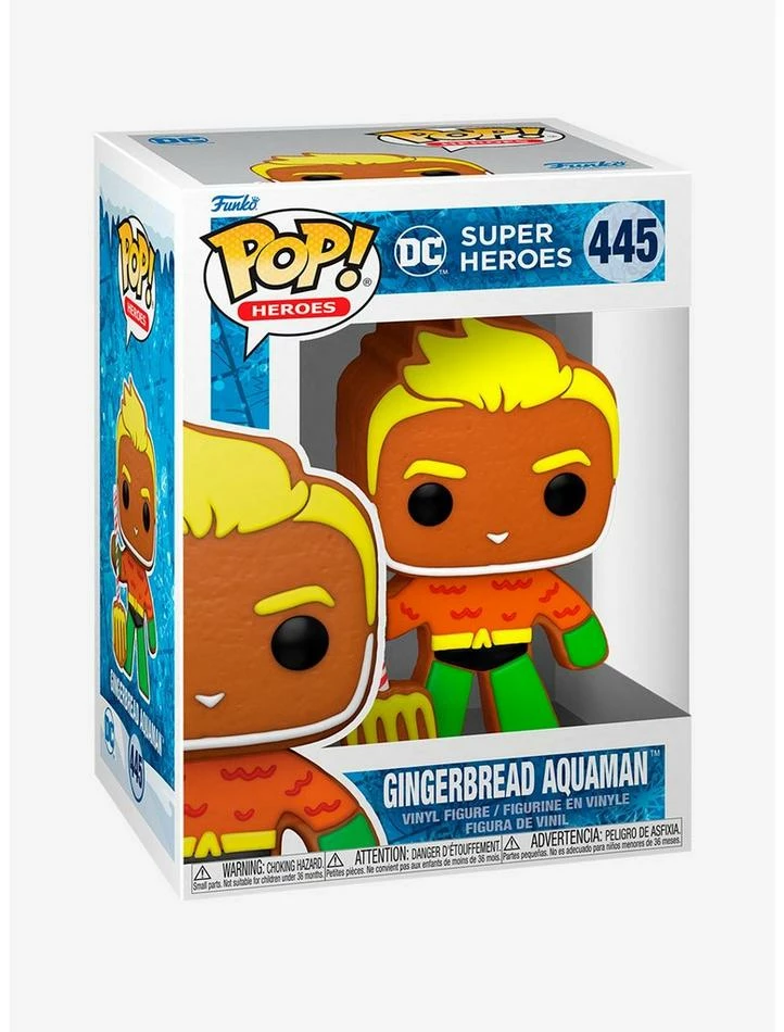 New 🌟 Funko DC Super Heroes Pop! Heroes Gingerbread Aquaman Vinyl Figure 🎁 - Image 2