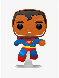 Discount 🥰 Funko DC Super Heroes Pop! Heroes Gingerbread Superman Vinyl Figure 🌟