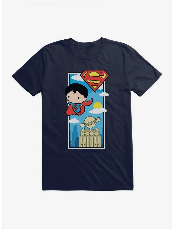 Promo 👍 DC Comics Superman Chibi Daily Planet T-Shirt ✔️ - Image 5