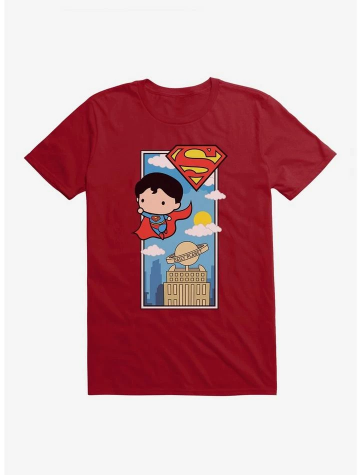 Promo 👍 DC Comics Superman Chibi Daily Planet T-Shirt ✔️ - Image 6