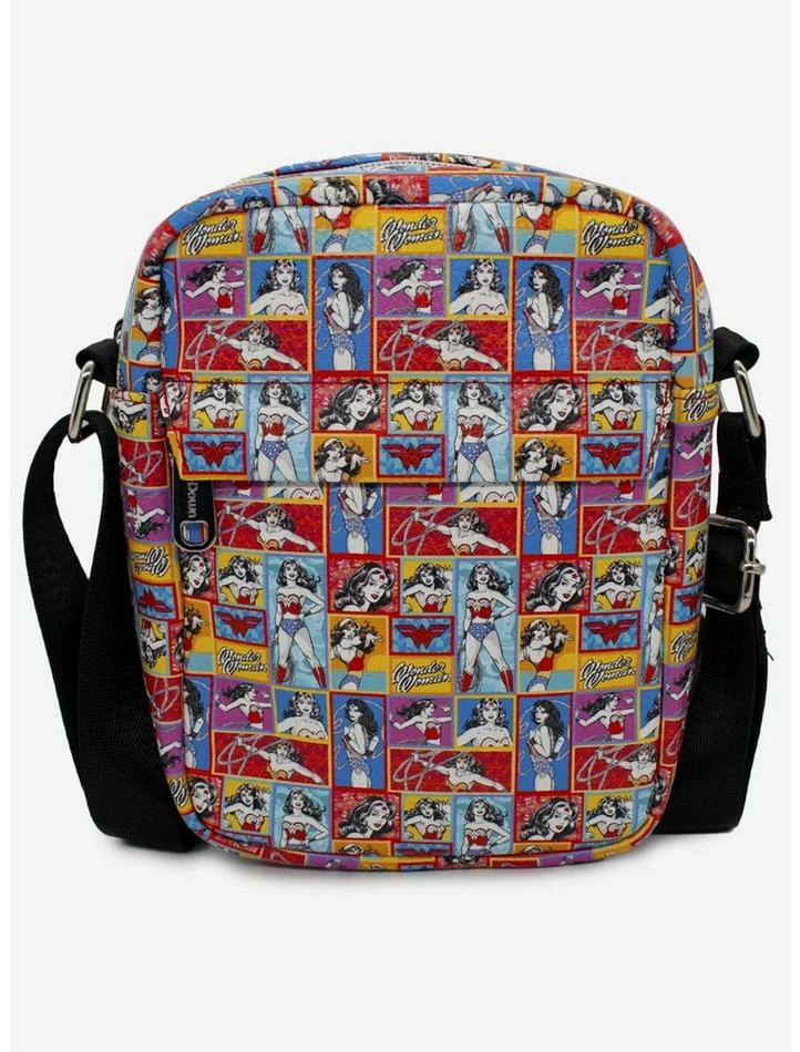 Deals โจ Dc Comics Wonder ๐ฉ Woman Poses Script And Logo Blocks Cross Body Bag ๐ฅ