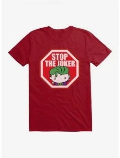 Budget 🔥 DC Comics Batman Chibi Stop The Joker T-Shirt 🔔