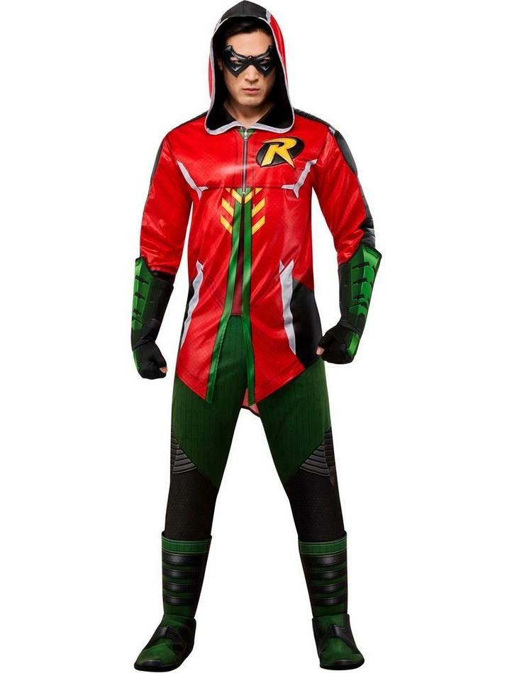Flash Sale 😉 DC Comics Gotham Knights Game Robin Hood Adult Deluxe Costume 🌟