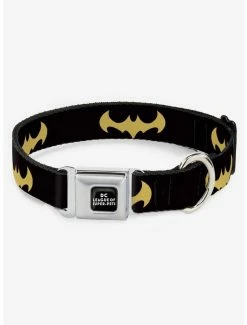 Buy ๐ DC League of Super Pets Bat Logo Buckle ๐ Dog Collar ๐