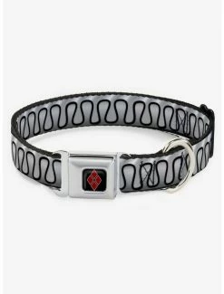 Best reviews of ๐ DC Comics Harley Quinns Collar Ruffle Seatbelt Buckle ๐ถ Dog Collar ๐ฏ