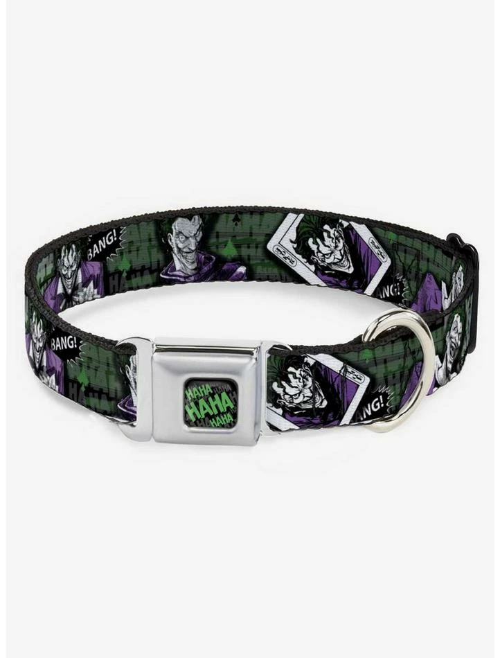 Flash Sale ๐ DC Comics The Joker 4 Poses Card Seatbelt Buckle ๐ฆฎ Dog Collar ๐
