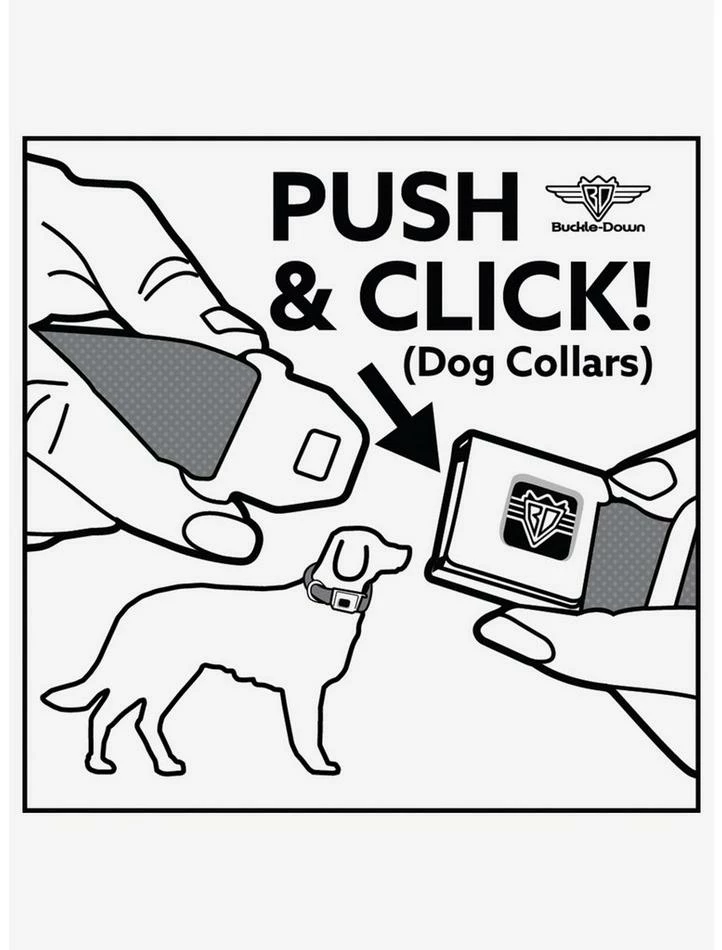 Cheap 🤩 DC Comics The Joker Brilliantly Twisted Psycho Seatbelt Buckle 🐕 Dog Collar ✔️ - Image 4