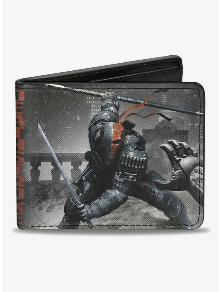 Discount 🥰 DC Comics Batman Deathstroke Arkham Bifold Wallet 🛒