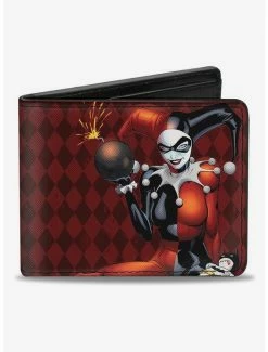 Deals 🧨 DC Comics Batman Harley Quinn Voodoo Bifold Wallet ✨