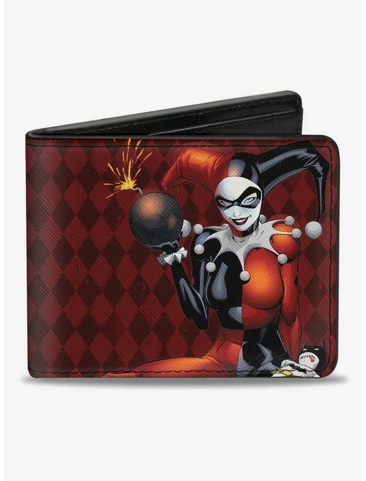 Deals ๐งจ DC Comics Batman Harley Quinn Voodoo Bifold Wallet โจ