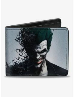 Best Pirce 😍 DC Comics Batman Joker Face Bats Bifold Wallet 🔥