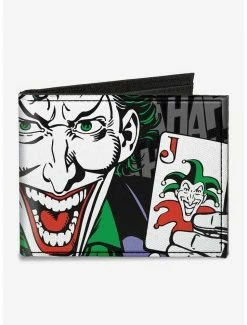 Outlet 💯 DC Comics Batman Joker Haha Close Up Bifold Wallet 😍