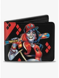 Cheapest 👏 DC Comics Harley Quinn La ⚾ Baseball Bifold Wallet 😉