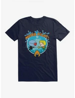 Deals 🔥 DC Comics Aquaman Chibi Ocean Master Fight T-Shirt ✔️