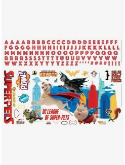 Buy 🔥 DC Comics DC League Of Super-Pets Peel & Stick Giant Wall Decals ⭐