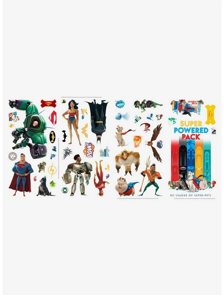 Outlet ๐งจ DC Comics DC League Of Super-Pets Peel & Stick Wall Decals ๐ฅ