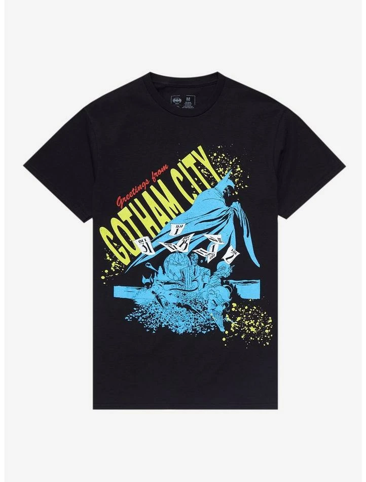 Budget 😉 DC Comics Batman Greetings From Gotham City T-Shirt 🎉