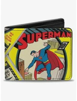 Discount 👍 DC Comics Classic Superman 1 Flying Cover Pose Bifold Wallet 🤩