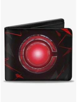 Budget ๐ฅ DC Comics Cyborg C Icon Text Abstract Bifold Wallet ๐งจ