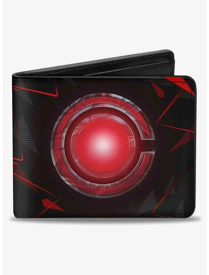Budget ๐ฅ DC Comics Cyborg C Icon Text Abstract Bifold Wallet ๐งจ