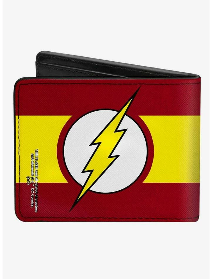 Buy ✨ DC Comics Flash Logo Stripe Bifold Wallet 😉 - Image 2
